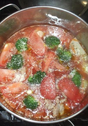 トマト鍋♪簡単玉ねぎ人参じゃが芋-レシピのメイン写真