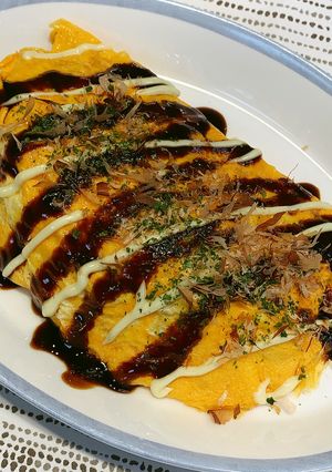 もやしでとんぺい風卵包み-レシピのメイン写真