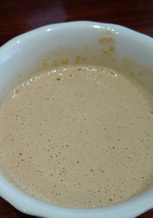 生卵から作る黒酢ごまドレッシング-レシピのメイン写真