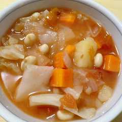 รูปของ 野菜たっぷりミネストローネ