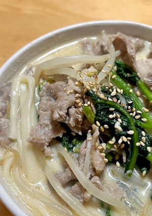 豆乳胡麻味噌うどん-レシピのメイン写真