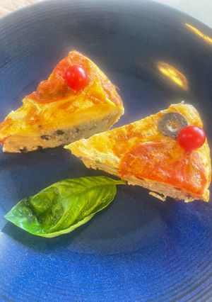 夏野菜のスパニッシュオムレツ-レシピのメイン写真
