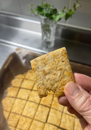 ♡グルテンフリーエビマヨクラッカー♪-レシピのメイン写真