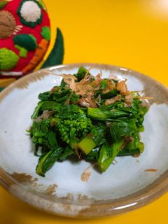 アスパラ菜のおかか和え-レシピのメイン写真