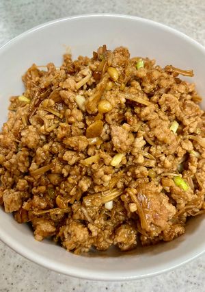 簡単！ご飯が進む肉味噌そぼろ♪-レシピのメイン写真