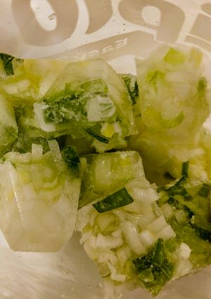 簡単！便利！製氷皿で刻みネギの冷凍保存！-レシピのメイン写真