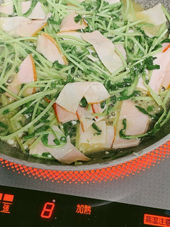 豆苗とハムのマヨポン炒め お弁当おかずに-レシピのメイン写真