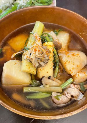 里芋と豚肉の山菜汁☘️⛰️-レシピのメイン写真