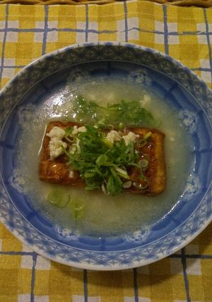 絶品！至高の厚揚げの鶏そぼろ煮-レシピのメイン写真