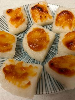 おはぎを作ったあまりもちごはんで味噌焼き-レシピのメイン写真
