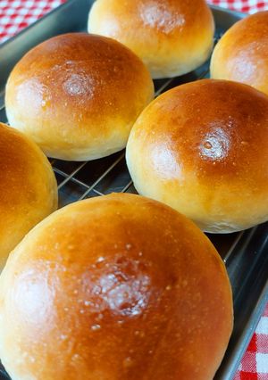 基本の丸パンの作り方(ＨＢ生地でＯＫ)-レシピのメイン写真