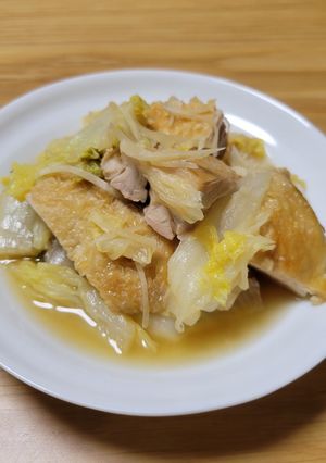 鶏もも肉と白菜の新生姜たっぷり煮-レシピのメイン写真
