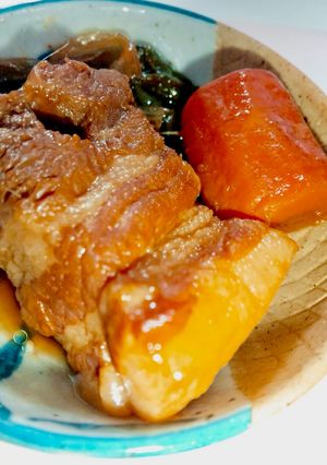 圧力鍋で黒砂糖で濃厚コク旨！トロトロ豚の角煮-レシピのメイン写真