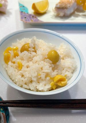銀杏ご飯(炊き込みご飯)-レシピのメイン写真