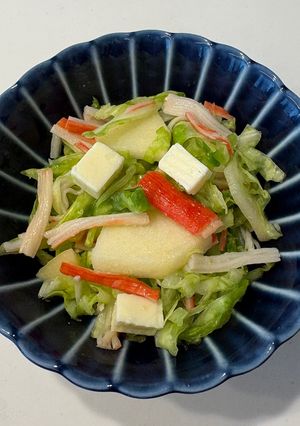リンゴの彩りサラダ〜ハニーマスタード風味〜-レシピのメイン写真