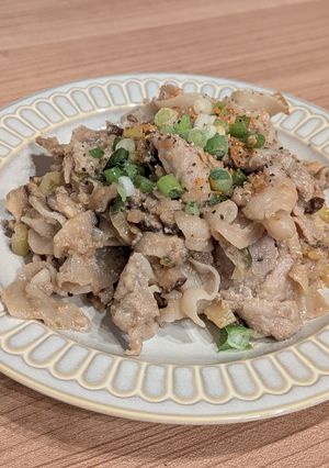 【下味冷凍】ネギ塩豚丼の元-レシピのメイン写真