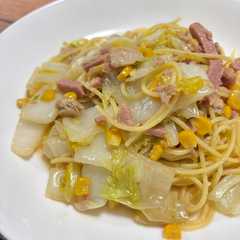 รูปของ バター醤油パスタ