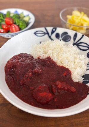 ビーツとチキンのカレー-レシピのメイン写真