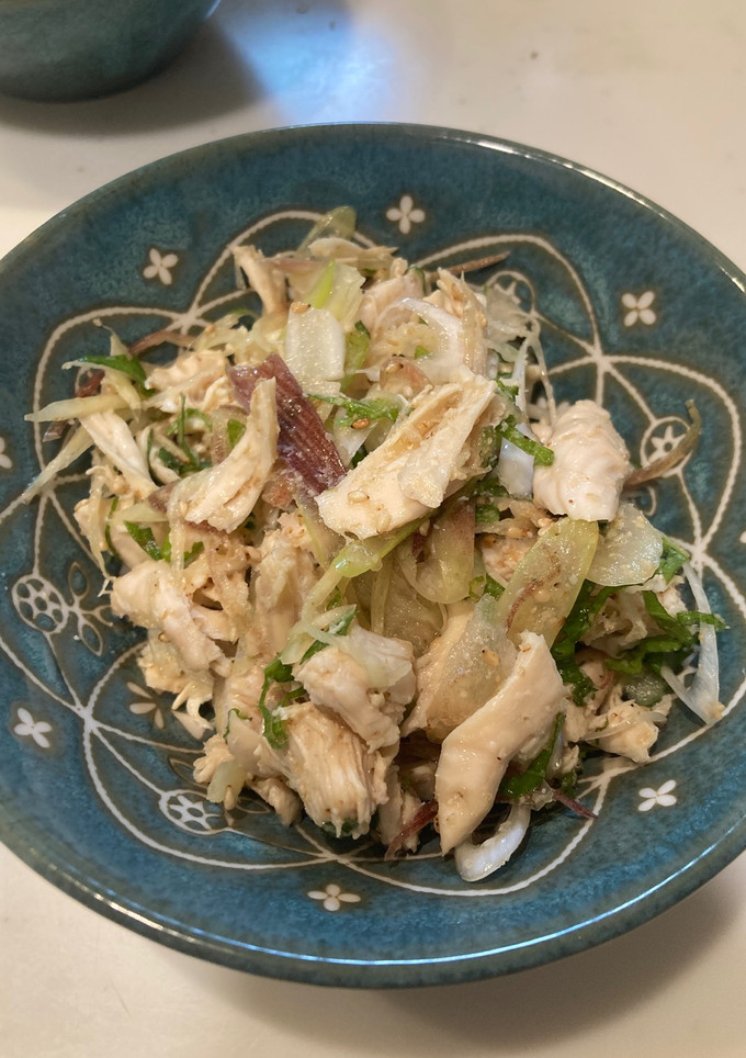 ささみと4種薬味のごま和え-レシピのメイン写真