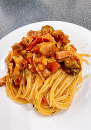 ウチのアレ♡パスタやピザにトマトソース-レシピのメイン写真