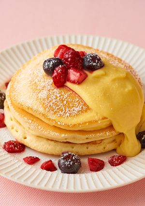 米粉のデコレーションパンケーキ-レシピのメイン写真
