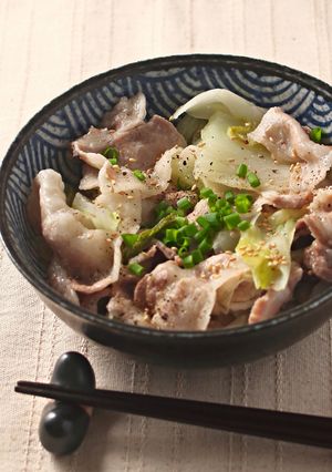 ほったらかし10分!豚バラと白菜のうま塩蒸し♪-レシピのメイン写真
