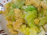 🥬春キャベツと玉子炒め🥚