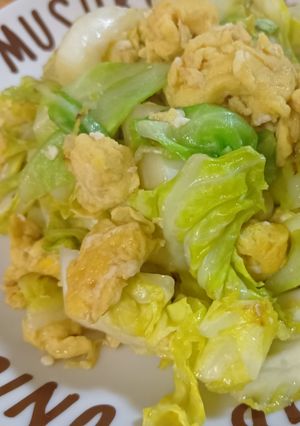 🥬春キャベツと玉子炒め🥚-レシピのメイン写真