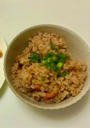 炊飯器で簡単！材料2つ！やさしいタコ飯-レシピのメイン写真