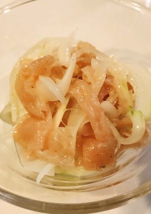 さっぱり☆新玉ねぎと生ハムの簡単マリネ-レシピのメイン写真