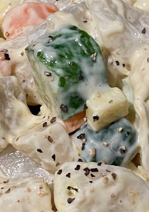 里芋とチーズのカレーマヨサラダ♡-レシピのメイン写真
