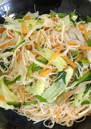 レンチン山盛り野菜ビーフン-レシピのメイン写真