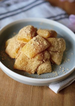 かぼちゃのぷるぷるきな粉餅-レシピのメイン写真