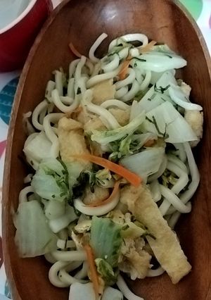 油揚げと根菜の白出汁塩焼き饂飩-レシピのメイン写真