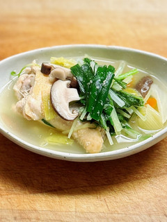 手羽元で野菜たっぷり塩麹参鶏湯鍋-レシピのメイン写真