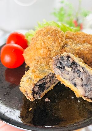お正月の黒豆⭐︎大量消費　黒豆コロッケ-レシピのメイン写真
