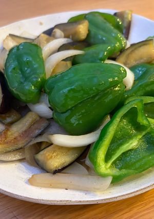 夏野菜のタレ炒め-レシピのメイン写真