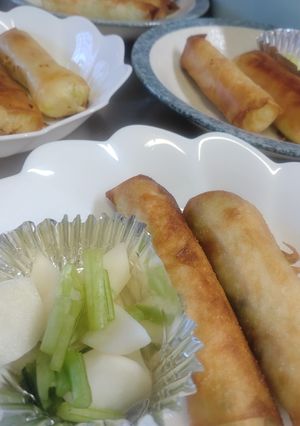 キャベツとシソの春巻き-レシピのメイン写真