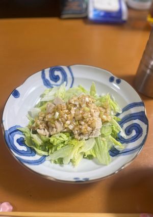 鶏むね肉のネギソース-レシピのメイン写真