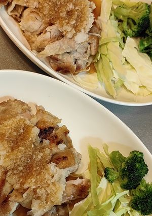 チキンステーキおろしポン酢ソース-レシピのメイン写真