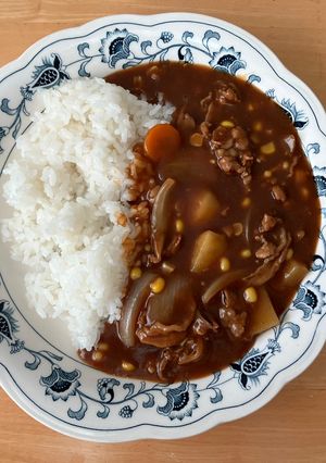 バタースイートコーンのハヤシライス-レシピのメイン写真