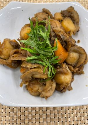 ホタテの甘辛煮〜大葉のせ〜-レシピのメイン写真