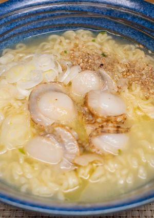 ホタテバターのサッポロ一番塩らーめん-レシピのメイン写真
