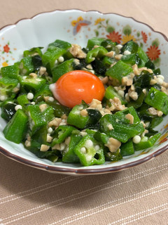 オクラと納豆とわかめのネバネバ和え♪-レシピのメイン写真