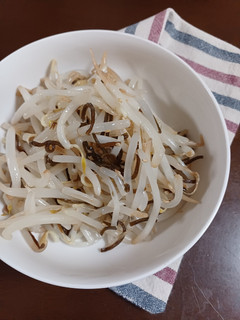 簡単!もやしの塩昆布和え-レシピのメイン写真