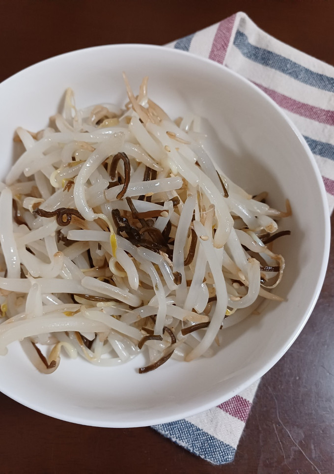簡単！もやしの塩昆布和え-レシピのメイン写真
