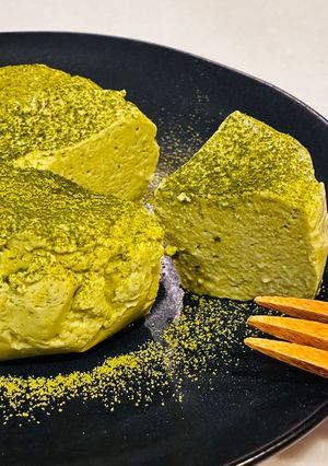 レンチン2分ダイエット◎パルテノで濃厚抹茶ケーキ-レシピのメイン写真