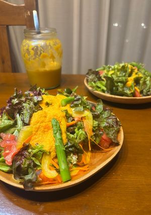 サラダが美味しい✨にん玉ドレッシング-レシピのメイン写真