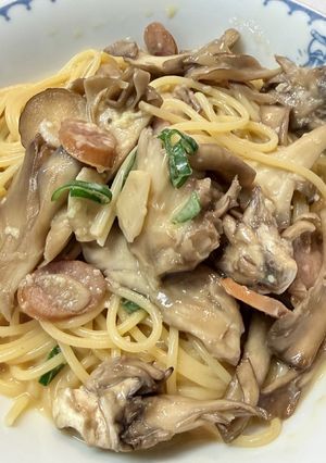 カルボナーラスープパスタ-レシピのメイン写真
