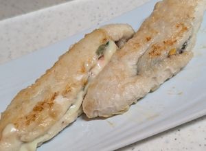 チーズがとろり！ささみの梅しそチーズ焼き-レシピのメイン写真